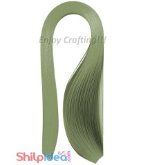 Quilling Paper Strips - Moss Green - 3mm